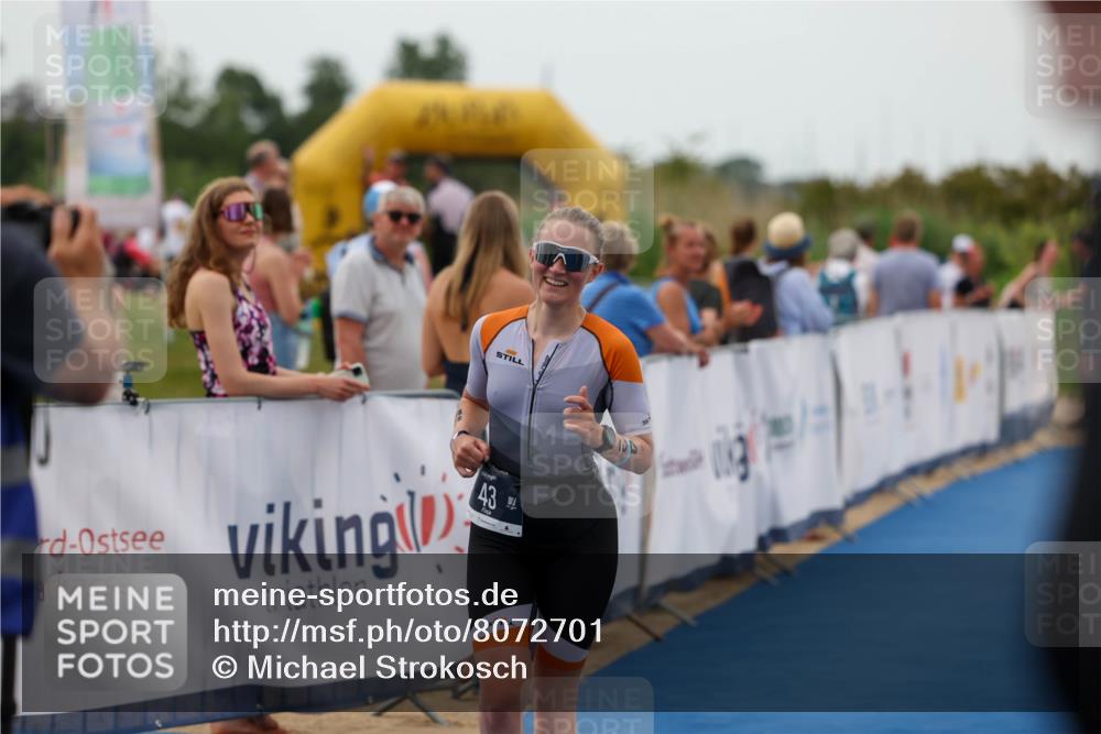 22.06.2025 - Viking Triathlon Michael Strokosch http://msf.ph/oto/8072701 22.06.2025 15:54:24 Ziel 43, 241 meine-sportfotos.de