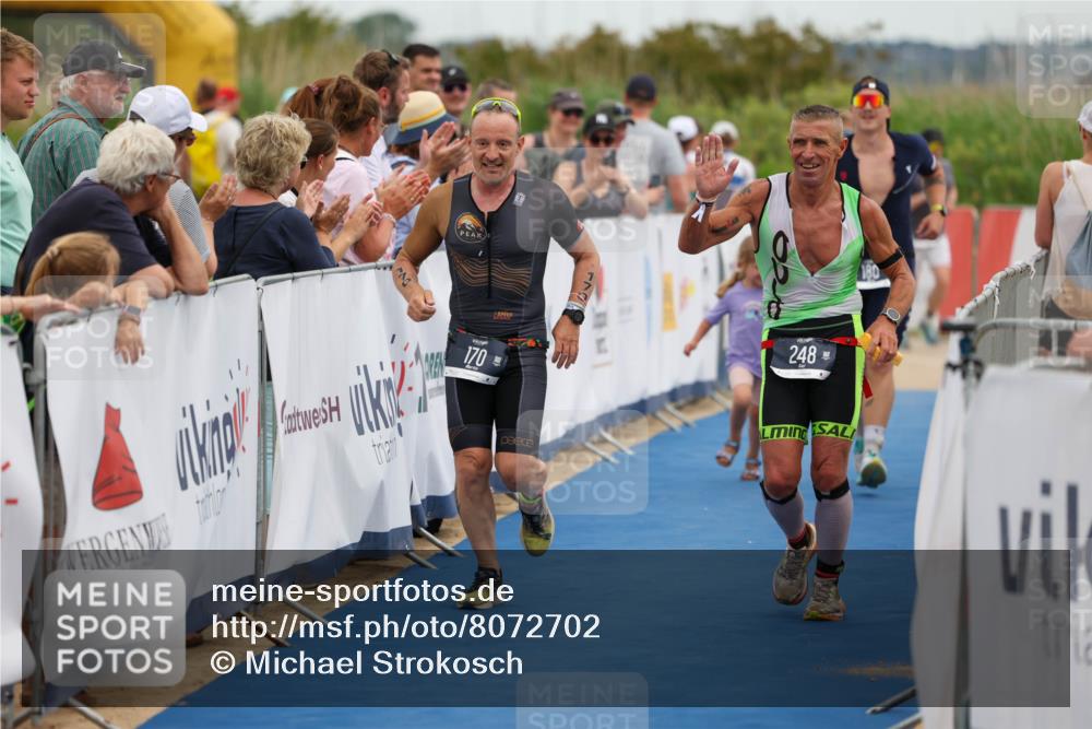 22.06.2025 - Viking Triathlon Michael Strokosch http://msf.ph/oto/8072702 22.06.2025 15:39:59 Ziel 170, 180, 248 meine-sportfotos.de
