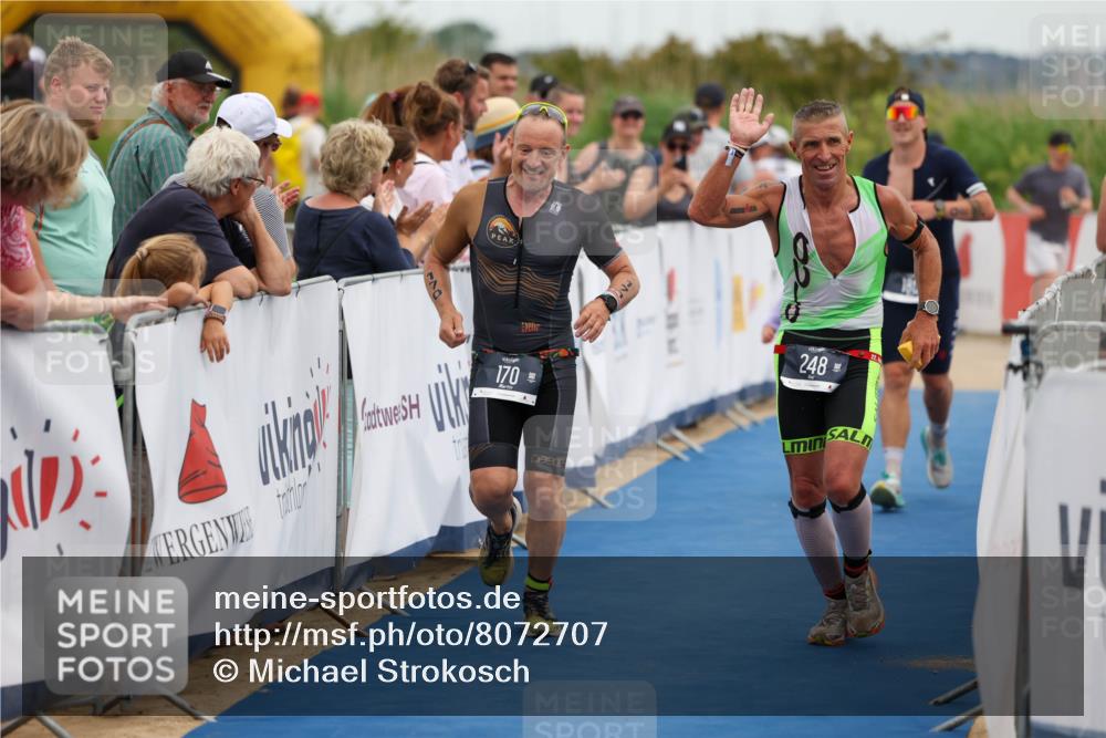 22.06.2025 - Viking Triathlon Michael Strokosch http://msf.ph/oto/8072707 22.06.2025 15:39:59 Ziel 170, 180, 248 meine-sportfotos.de