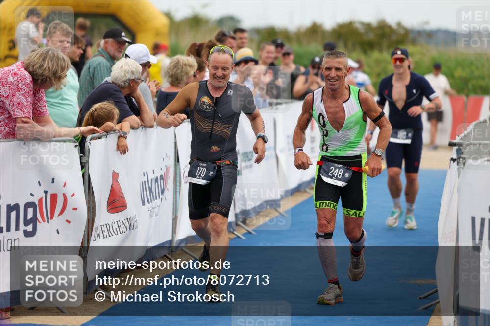 22.06.2025 - Viking Triathlon Michael Strokosch http://msf.ph/oto/8072713 22.06.2025 15:40:00 Ziel 170, 180, 248 meine-sportfotos.de
