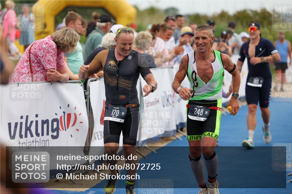 22.06.2025 - Viking Triathlon Michael Strokosch http://msf.ph/oto/8072725 22.06.2025 15:40:01 Ziel 170, 180, 248 meine-sportfotos.de