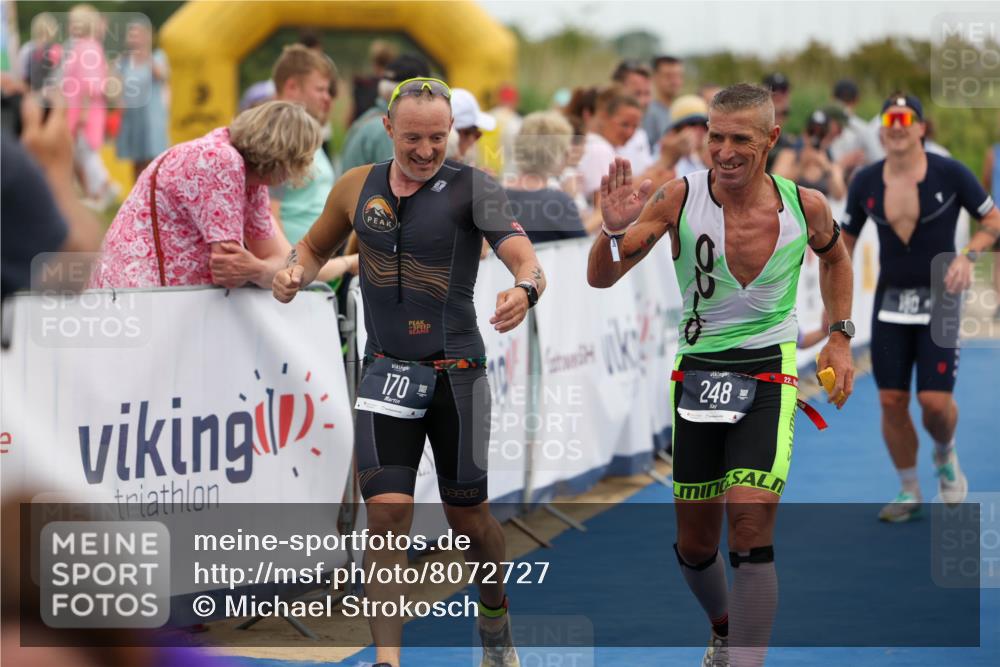22.06.2025 - Viking Triathlon Michael Strokosch http://msf.ph/oto/8072727 22.06.2025 15:40:01 Ziel 170, 180, 248 meine-sportfotos.de