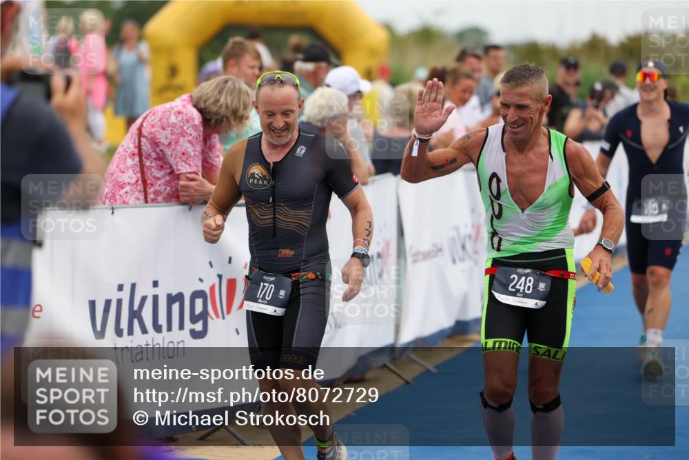22.06.2025 - Viking Triathlon Michael Strokosch http://msf.ph/oto/8072729 22.06.2025 15:40:01 Ziel 170, 180, 248 meine-sportfotos.de