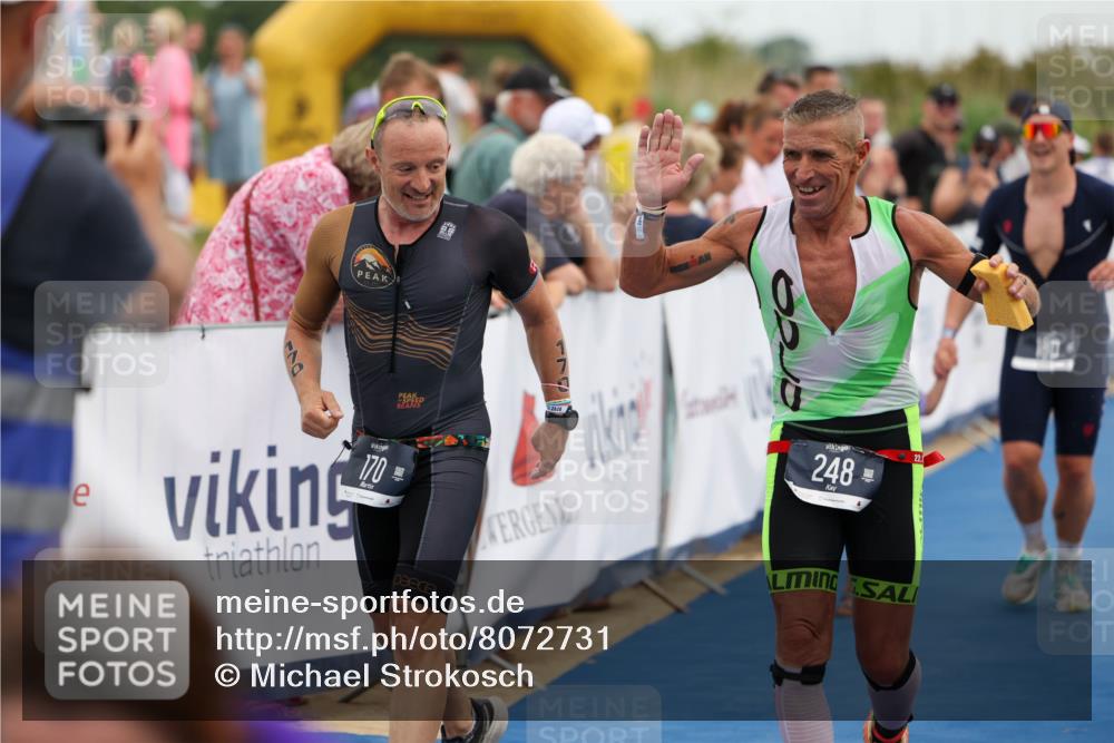 22.06.2025 - Viking Triathlon Michael Strokosch http://msf.ph/oto/8072731 22.06.2025 15:40:02 Ziel 170, 180, 248 meine-sportfotos.de