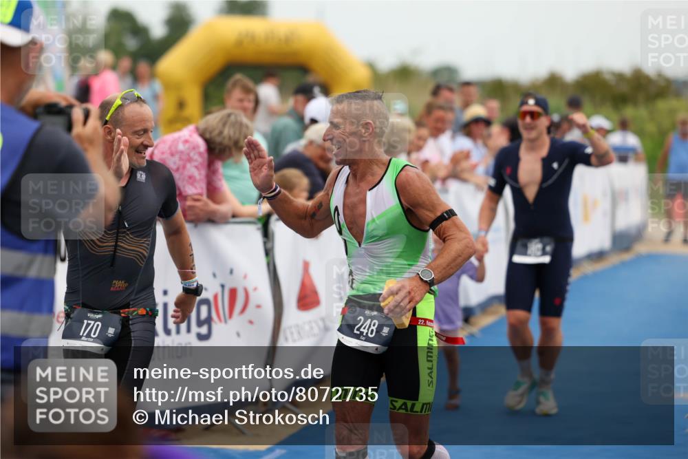 22.06.2025 - Viking Triathlon Michael Strokosch http://msf.ph/oto/8072735 22.06.2025 15:40:02 Ziel 170, 180, 248 meine-sportfotos.de