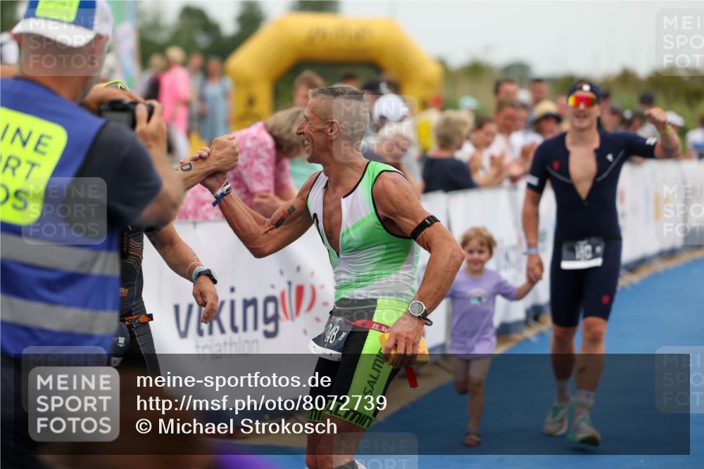 22.06.2025 - Viking Triathlon Michael Strokosch http://msf.ph/oto/8072739 22.06.2025 15:40:03 Ziel 170, 180, 248 meine-sportfotos.de