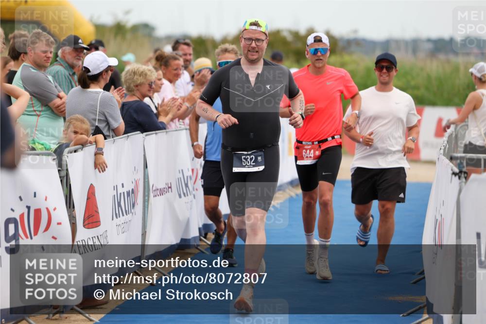 22.06.2025 - Viking Triathlon Michael Strokosch http://msf.ph/oto/8072807 22.06.2025 15:40:18 Ziel 532, 644 meine-sportfotos.de
