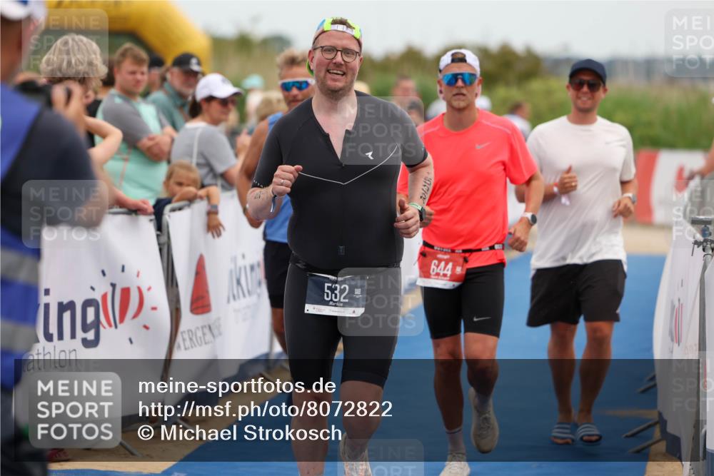 22.06.2025 - Viking Triathlon Michael Strokosch http://msf.ph/oto/8072822 22.06.2025 15:40:19 Ziel 532, 644 meine-sportfotos.de