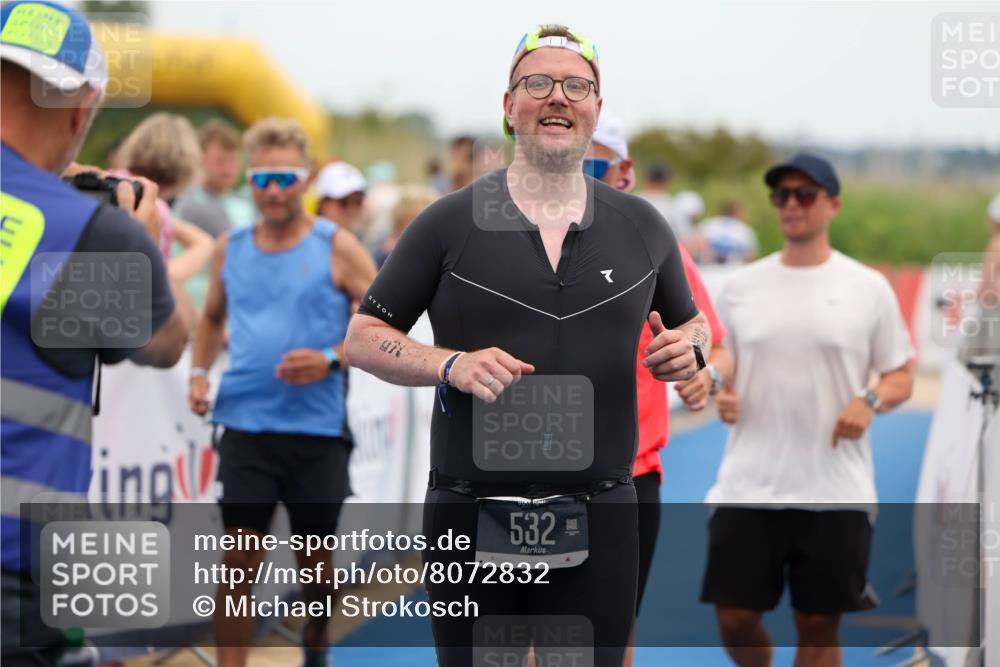 22.06.2025 - Viking Triathlon Michael Strokosch http://msf.ph/oto/8072832 22.06.2025 15:40:20 Ziel 532, 644 meine-sportfotos.de