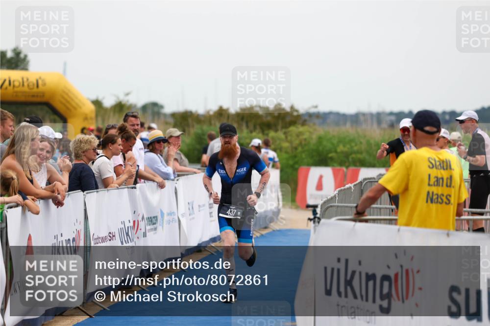 22.06.2025 - Viking Triathlon Michael Strokosch http://msf.ph/oto/8072861 22.06.2025 15:40:48 Ziel 159, 437 meine-sportfotos.de