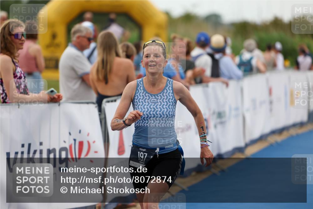 22.06.2025 - Viking Triathlon Michael Strokosch http://msf.ph/oto/8072874 22.06.2025 15:56:03 Ziel 197 meine-sportfotos.de