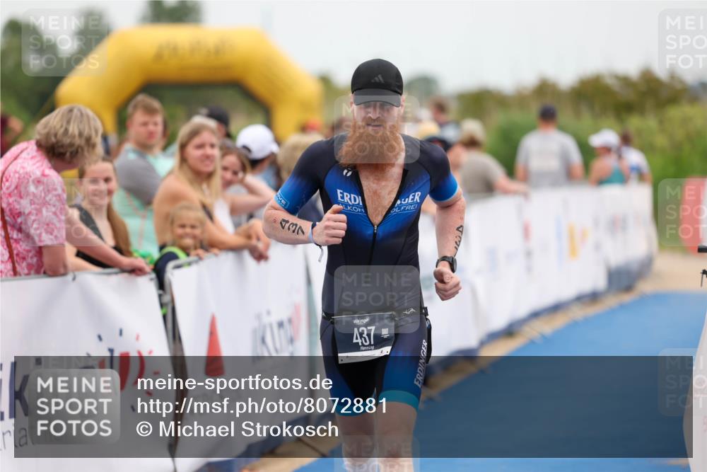 22.06.2025 - Viking Triathlon Michael Strokosch http://msf.ph/oto/8072881 22.06.2025 15:40:50 Ziel 159, 437 meine-sportfotos.de