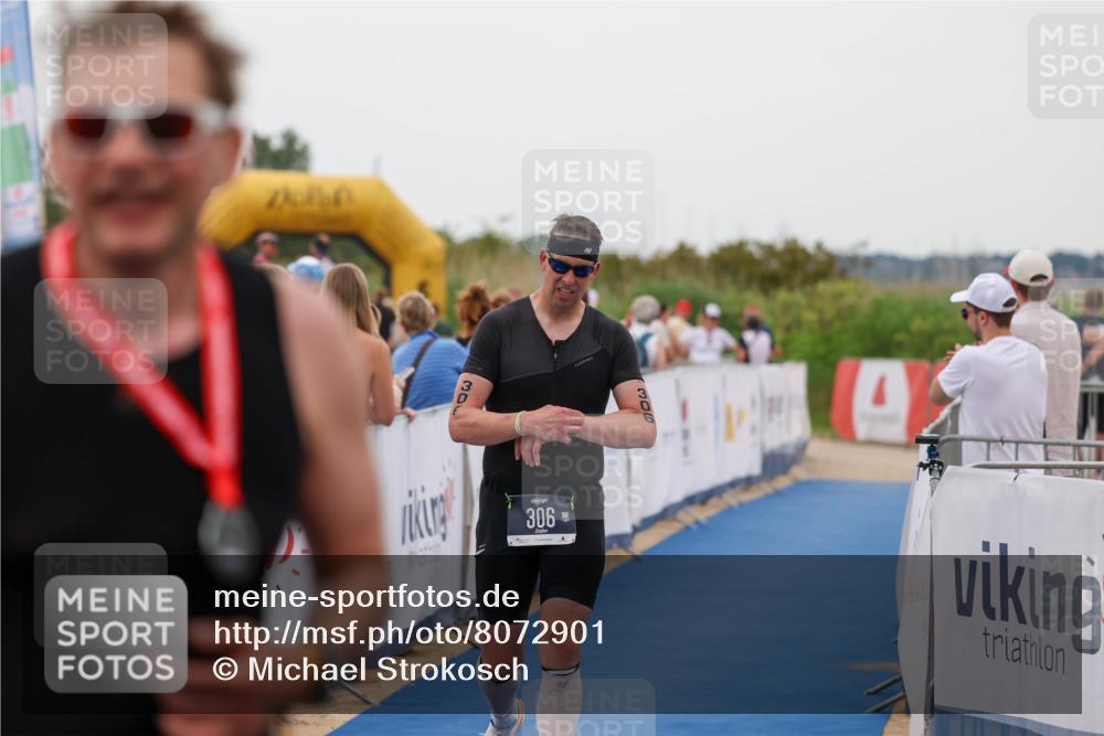22.06.2025 - Viking Triathlon Michael Strokosch http://msf.ph/oto/8072901 22.06.2025 15:56:45 Ziel 261, 306 meine-sportfotos.de