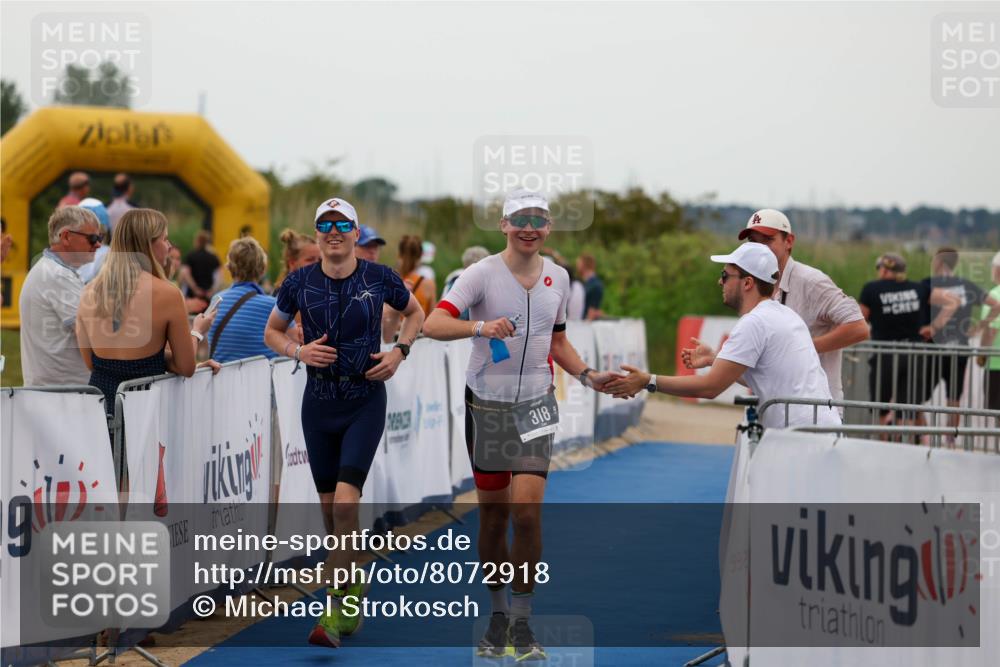 22.06.2025 - Viking Triathlon Michael Strokosch http://msf.ph/oto/8072918 22.06.2025 15:56:57 Ziel 318, 328 meine-sportfotos.de