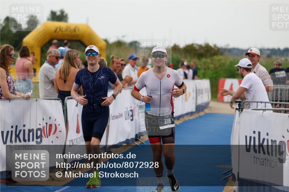 22.06.2025 - Viking Triathlon Michael Strokosch http://msf.ph/oto/8072928 22.06.2025 15:56:58 Ziel 318, 328 meine-sportfotos.de