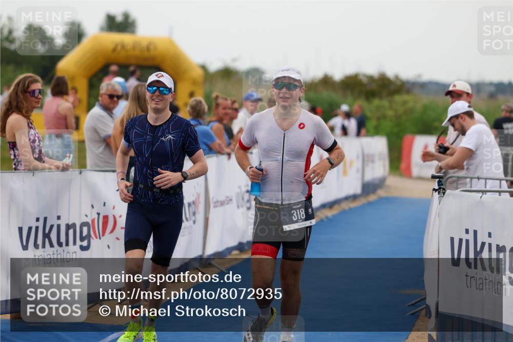 22.06.2025 - Viking Triathlon Michael Strokosch http://msf.ph/oto/8072935 22.06.2025 15:56:58 Ziel 318, 328 meine-sportfotos.de
