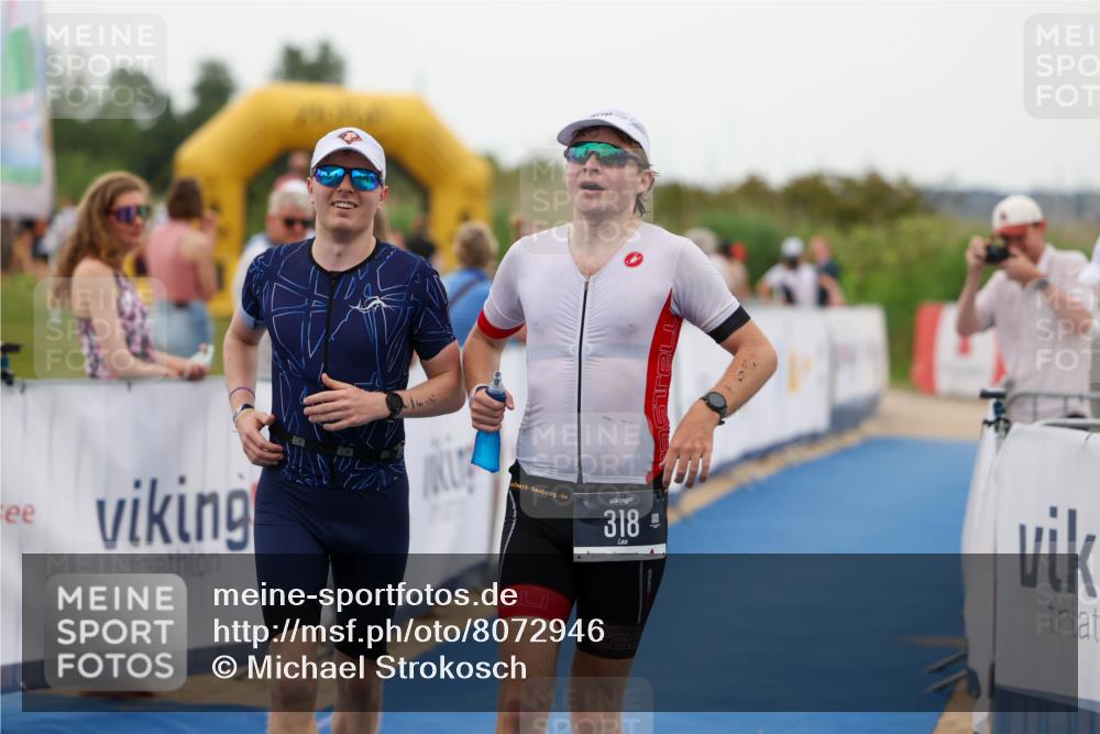 22.06.2025 - Viking Triathlon Michael Strokosch http://msf.ph/oto/8072946 22.06.2025 15:56:59 Ziel 318, 328 meine-sportfotos.de