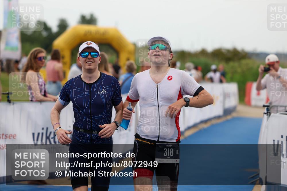 22.06.2025 - Viking Triathlon Michael Strokosch http://msf.ph/oto/8072949 22.06.2025 15:56:59 Ziel 318, 328 meine-sportfotos.de