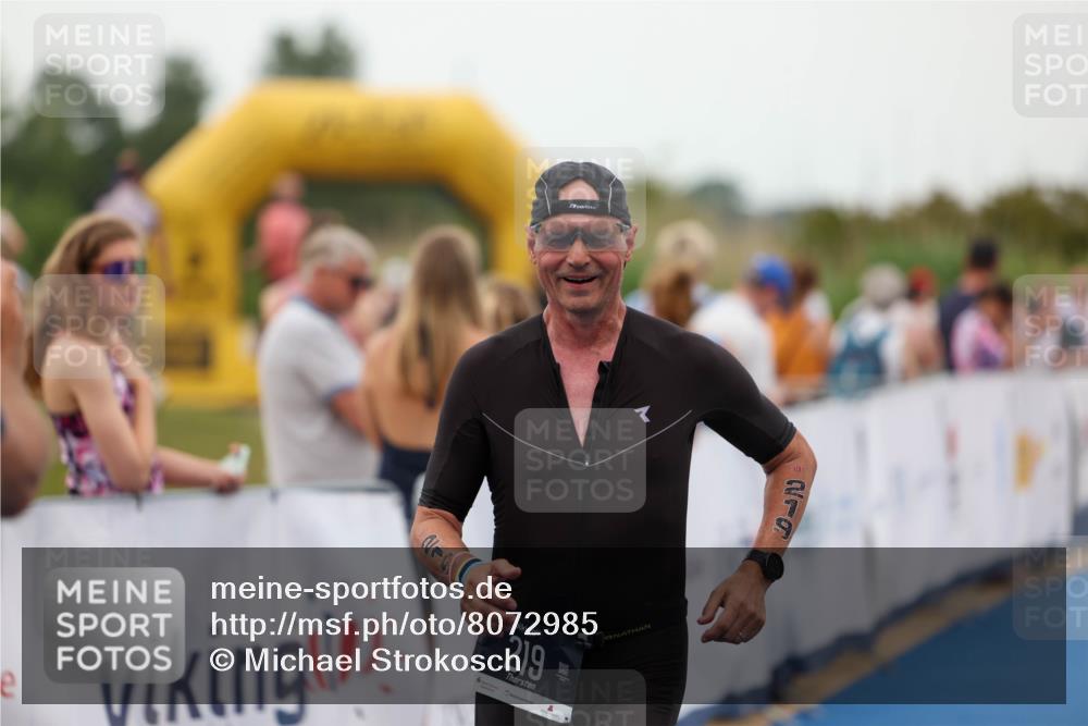 22.06.2025 - Viking Triathlon Michael Strokosch http://msf.ph/oto/8072985 22.06.2025 15:57:46 Ziel 219 meine-sportfotos.de