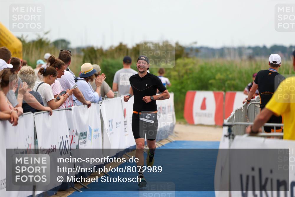 22.06.2025 - Viking Triathlon Michael Strokosch http://msf.ph/oto/8072989 22.06.2025 15:41:45 Ziel 93 meine-sportfotos.de