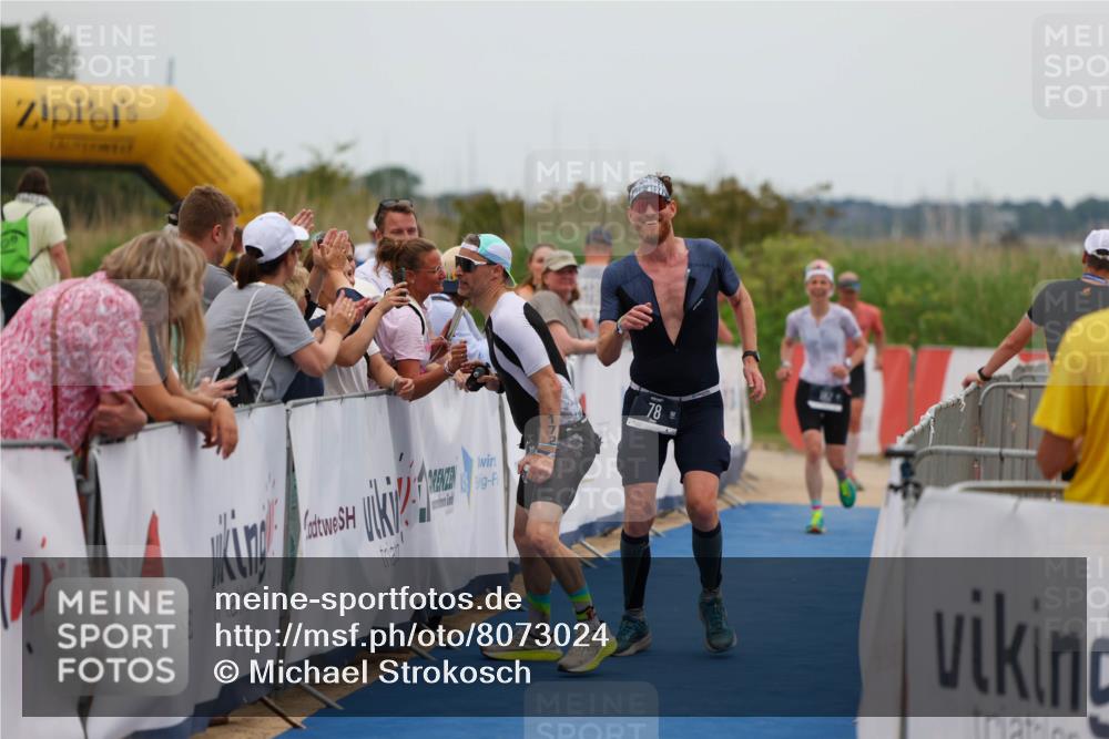 22.06.2025 - Viking Triathlon Michael Strokosch http://msf.ph/oto/8073024 22.06.2025 15:42:15 Ziel 78, 172 meine-sportfotos.de