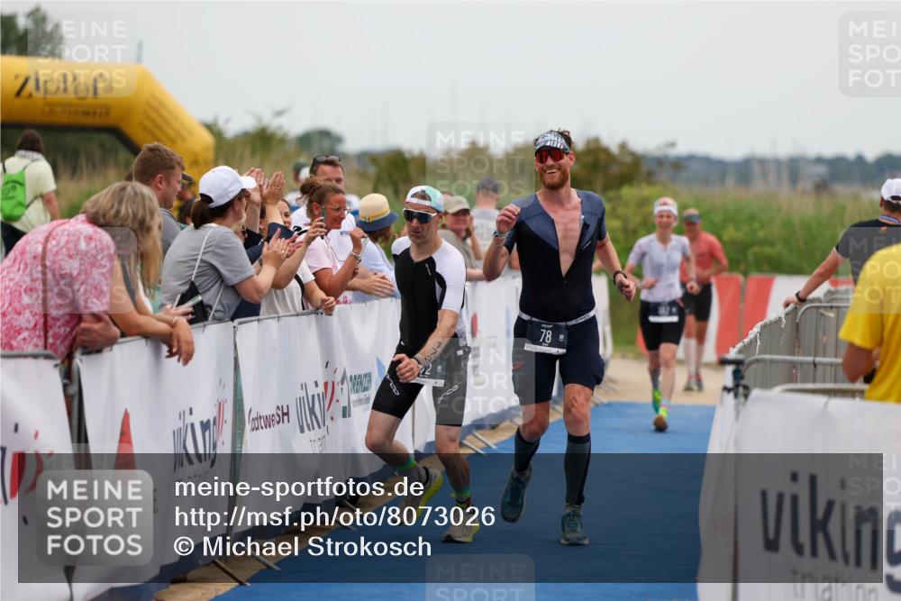 22.06.2025 - Viking Triathlon Michael Strokosch http://msf.ph/oto/8073026 22.06.2025 15:42:16 Ziel 78, 172, 182 meine-sportfotos.de