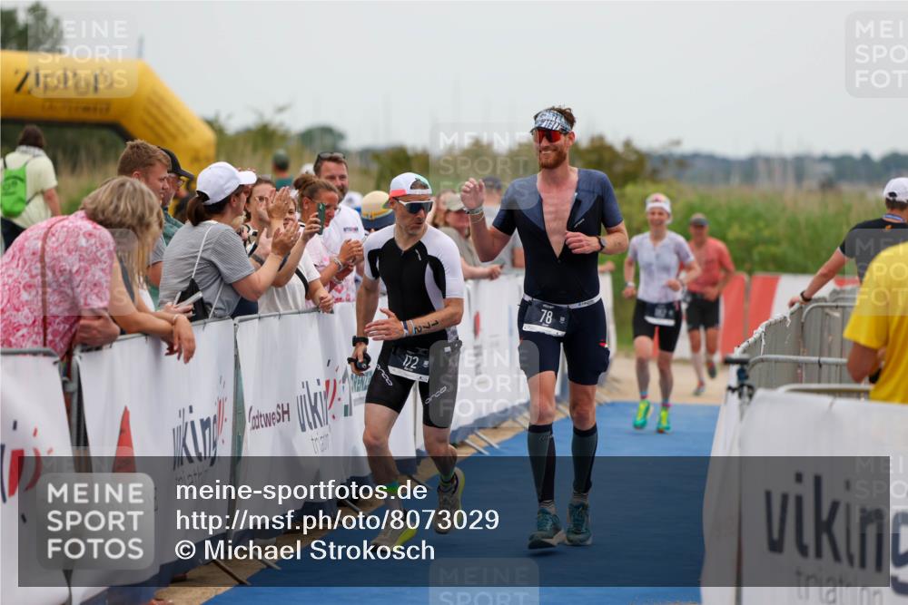 22.06.2025 - Viking Triathlon Michael Strokosch http://msf.ph/oto/8073029 22.06.2025 15:42:16 Ziel 78, 172, 182 meine-sportfotos.de