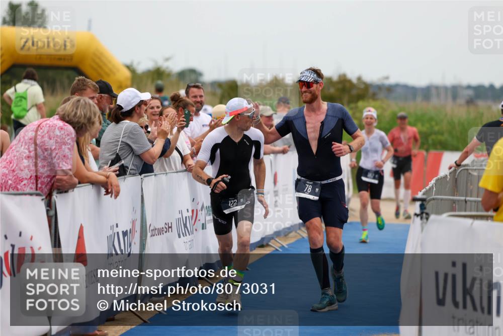 22.06.2025 - Viking Triathlon Michael Strokosch http://msf.ph/oto/8073031 22.06.2025 15:42:16 Ziel 78, 172, 182 meine-sportfotos.de