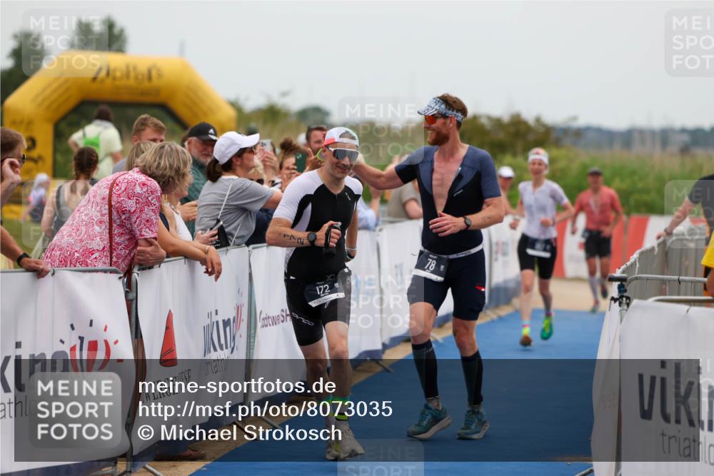 22.06.2025 - Viking Triathlon Michael Strokosch http://msf.ph/oto/8073035 22.06.2025 15:42:17 Ziel 78, 172, 182 meine-sportfotos.de