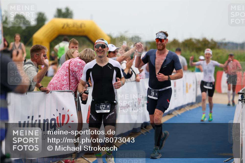 22.06.2025 - Viking Triathlon Michael Strokosch http://msf.ph/oto/8073043 22.06.2025 15:42:17 Ziel 78, 172, 182 meine-sportfotos.de