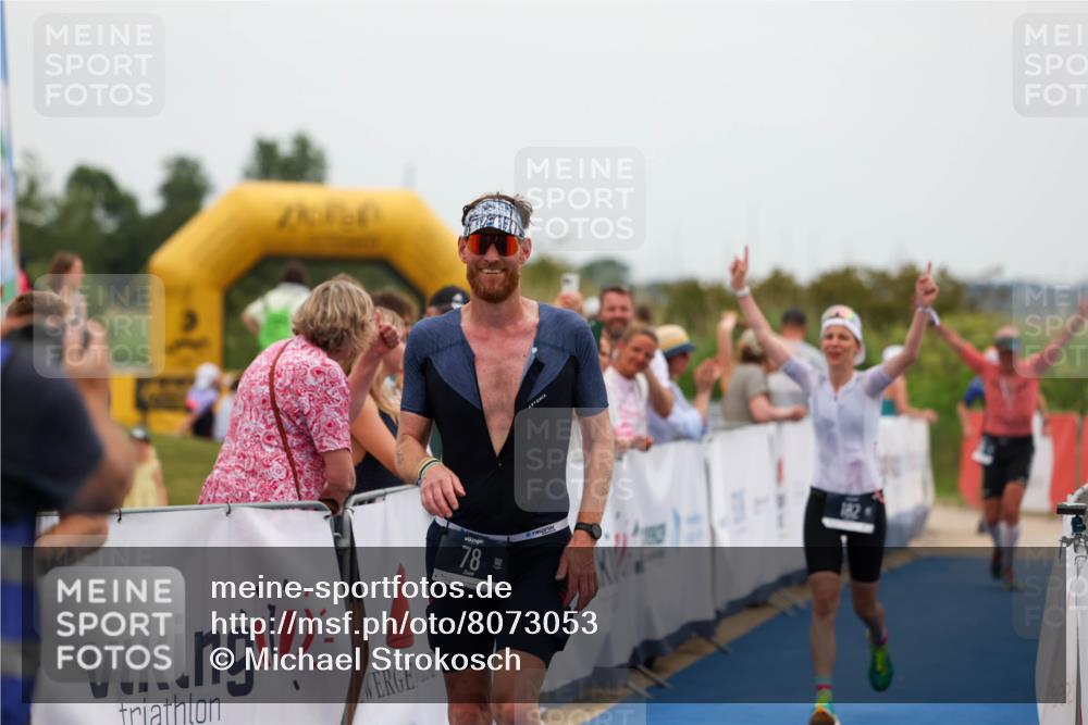 22.06.2025 - Viking Triathlon Michael Strokosch http://msf.ph/oto/8073053 22.06.2025 15:42:19 Ziel 64, 78, 172, 182 meine-sportfotos.de