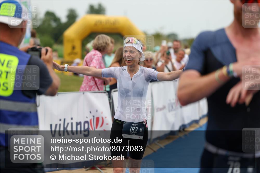 22.06.2025 - Viking Triathlon Michael Strokosch http://msf.ph/oto/8073083 22.06.2025 15:42:22 Ziel 64, 78, 172, 182 meine-sportfotos.de