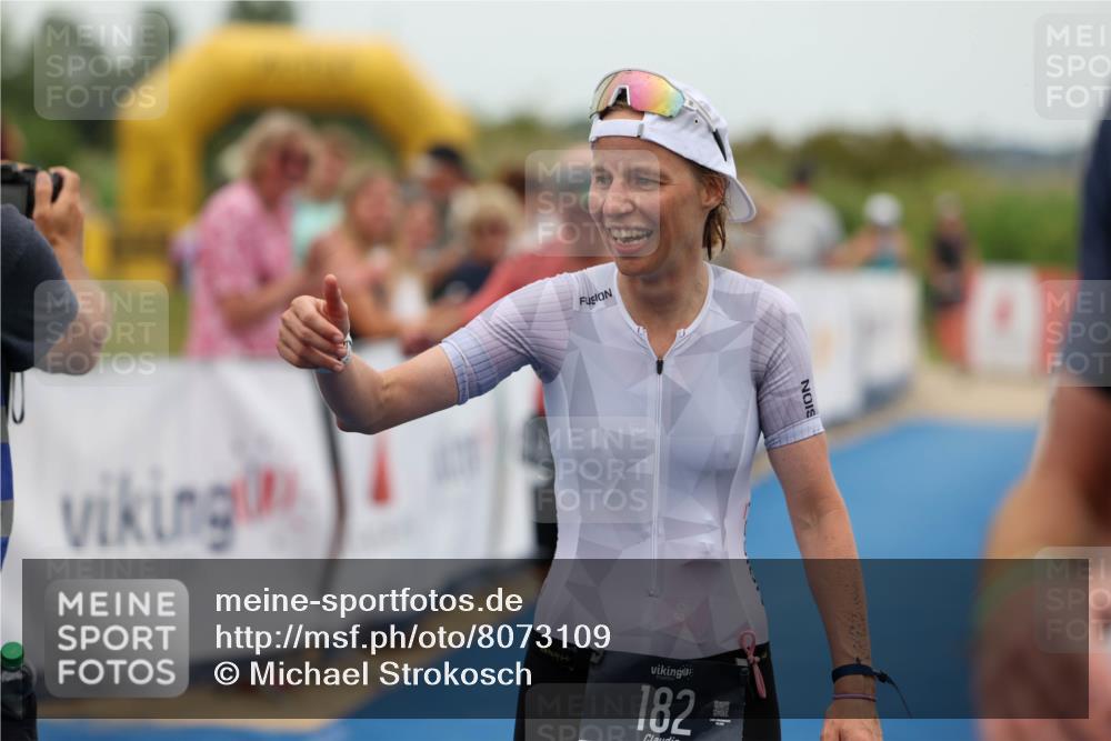 22.06.2025 - Viking Triathlon Michael Strokosch http://msf.ph/oto/8073109 22.06.2025 15:42:25 Ziel 64, 78, 182 meine-sportfotos.de