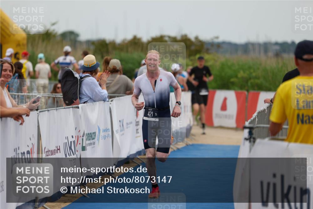 22.06.2025 - Viking Triathlon Michael Strokosch http://msf.ph/oto/8073147 22.06.2025 15:42:48 Ziel 421 meine-sportfotos.de