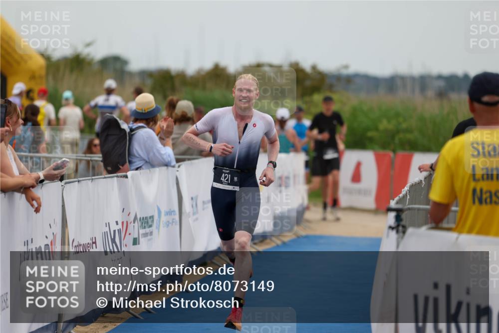 22.06.2025 - Viking Triathlon Michael Strokosch http://msf.ph/oto/8073149 22.06.2025 15:42:48 Ziel 421 meine-sportfotos.de