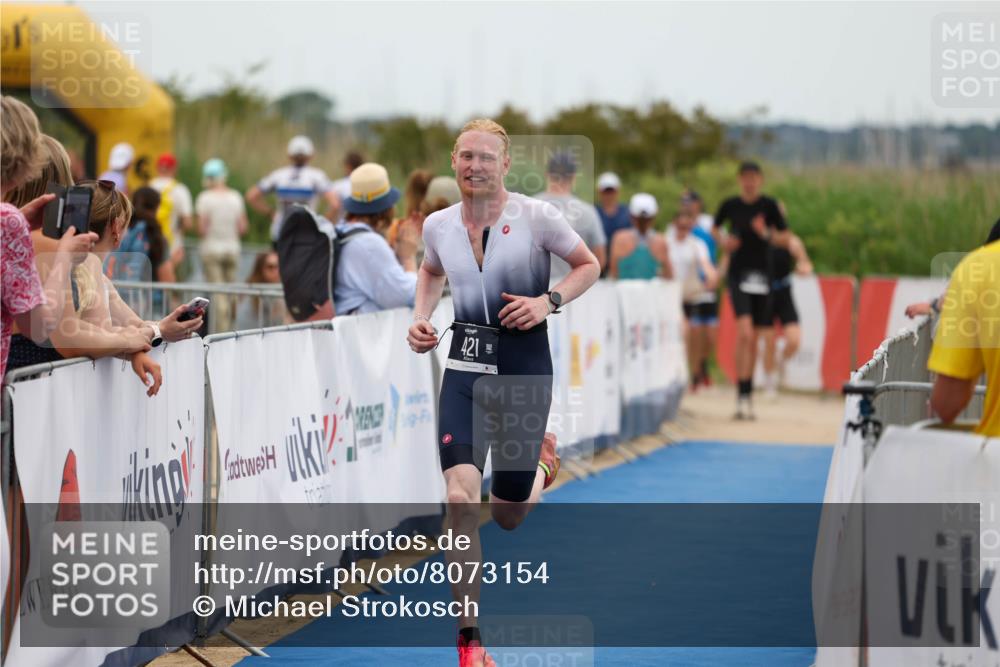 22.06.2025 - Viking Triathlon Michael Strokosch http://msf.ph/oto/8073154 22.06.2025 15:42:48 Ziel 421 meine-sportfotos.de