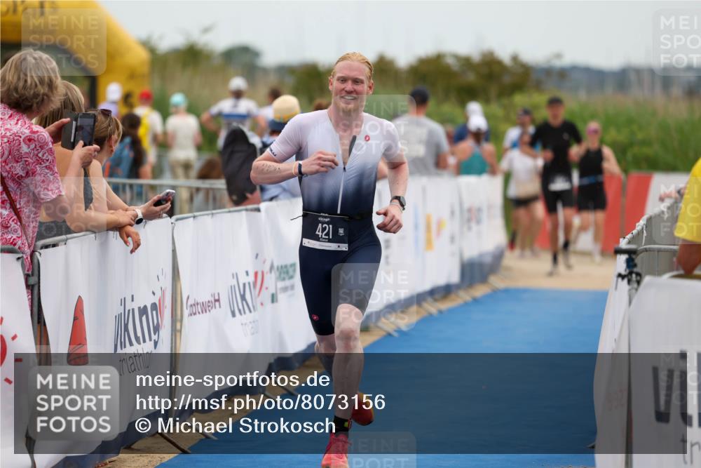 22.06.2025 - Viking Triathlon Michael Strokosch http://msf.ph/oto/8073156 22.06.2025 15:42:49 Ziel 421 meine-sportfotos.de