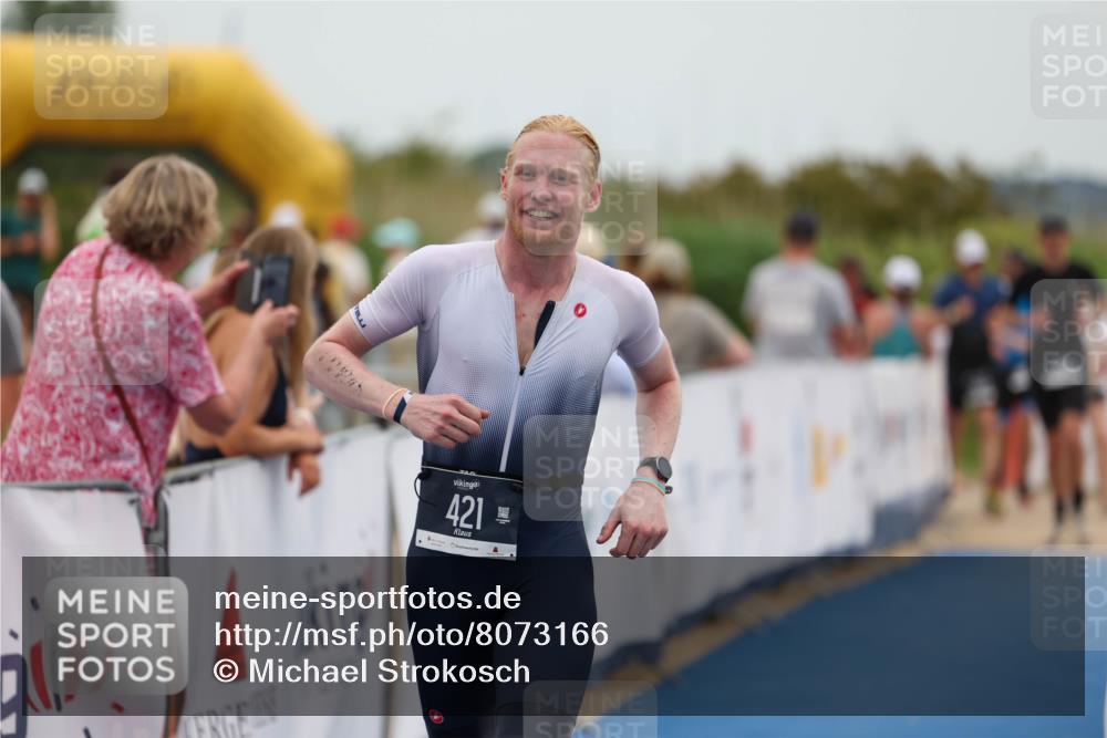 22.06.2025 - Viking Triathlon Michael Strokosch http://msf.ph/oto/8073166 22.06.2025 15:42:49 Ziel 421 meine-sportfotos.de