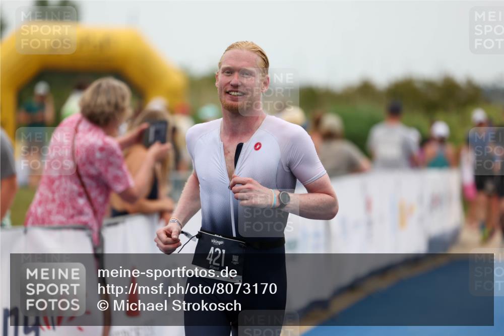 22.06.2025 - Viking Triathlon Michael Strokosch http://msf.ph/oto/8073170 22.06.2025 15:42:50 Ziel 421 meine-sportfotos.de