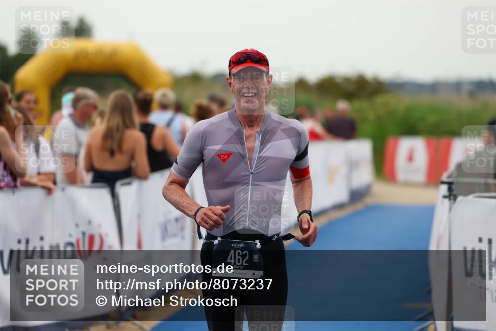 22.06.2025 - Viking Triathlon Michael Strokosch http://msf.ph/oto/8073237 22.06.2025 15:59:44 Ziel 462 meine-sportfotos.de