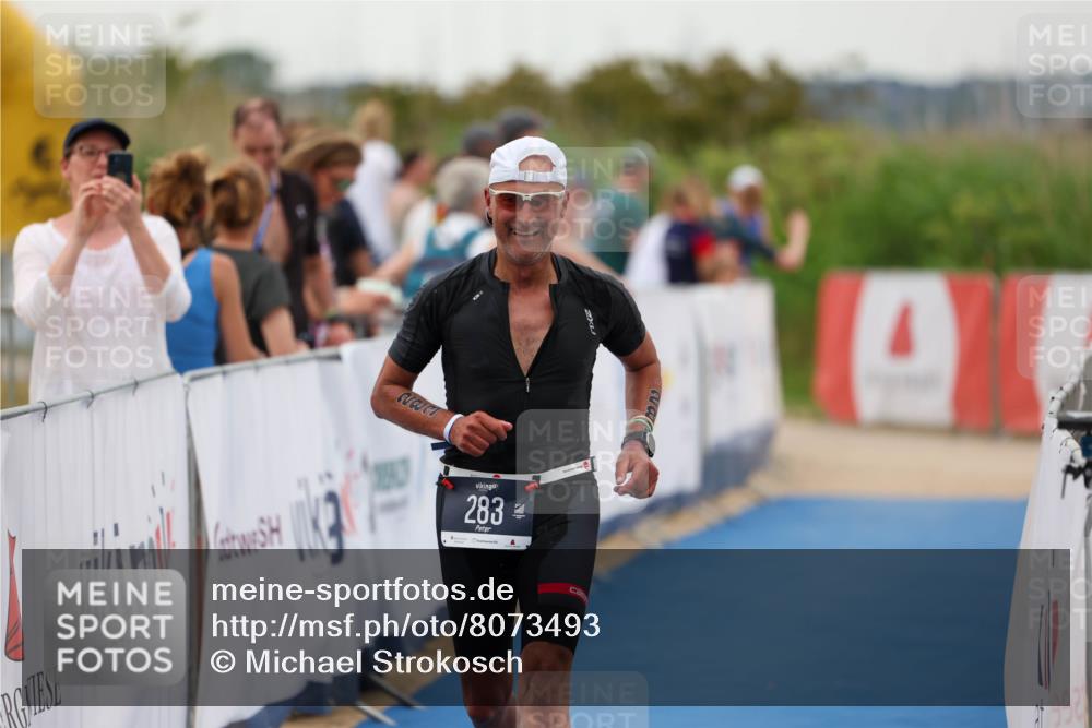 22.06.2025 - Viking Triathlon Michael Strokosch http://msf.ph/oto/8073493 22.06.2025 16:02:38 Ziel 283 meine-sportfotos.de