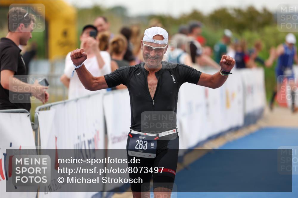 22.06.2025 - Viking Triathlon Michael Strokosch http://msf.ph/oto/8073497 22.06.2025 16:02:39 Ziel 283 meine-sportfotos.de