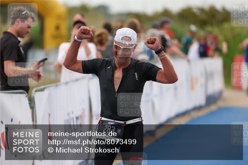 22.06.2025 - Viking Triathlon Michael Strokosch http://msf.ph/oto/8073499 22.06.2025 16:02:39 Ziel 283 meine-sportfotos.de