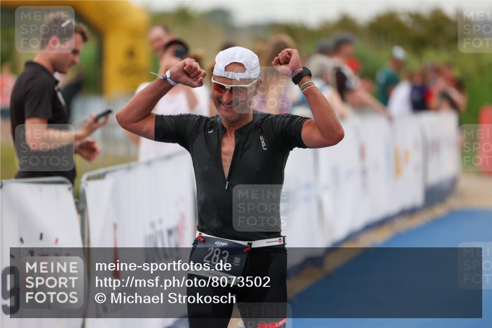 22.06.2025 - Viking Triathlon Michael Strokosch http://msf.ph/oto/8073502 22.06.2025 16:02:39 Ziel 283 meine-sportfotos.de
