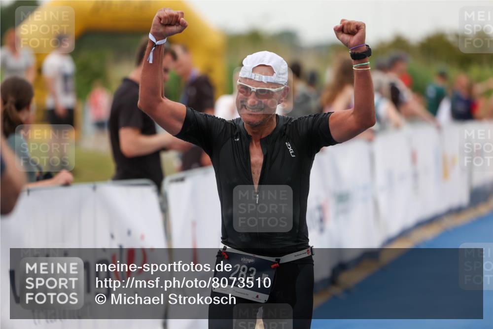 22.06.2025 - Viking Triathlon Michael Strokosch http://msf.ph/oto/8073510 22.06.2025 16:02:40 Ziel 283 meine-sportfotos.de