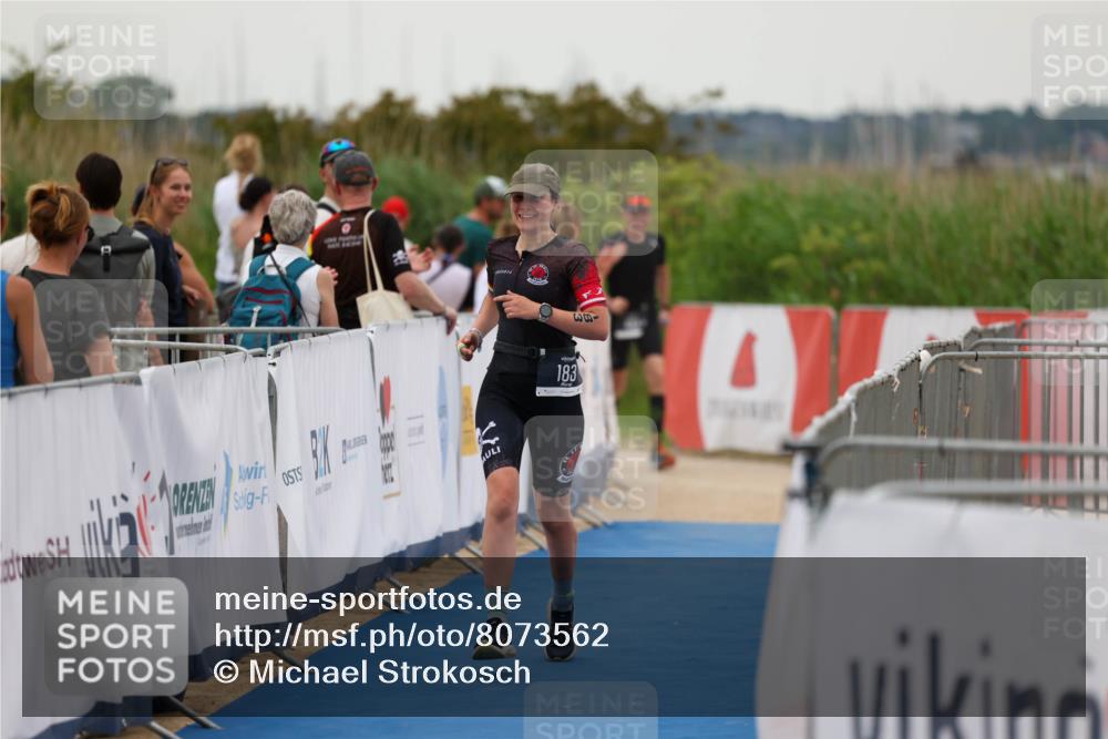 22.06.2025 - Viking Triathlon Michael Strokosch http://msf.ph/oto/8073562 22.06.2025 16:02:55 Ziel 183 meine-sportfotos.de