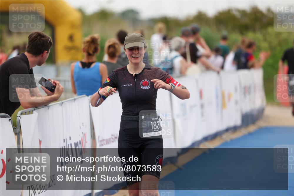 22.06.2025 - Viking Triathlon Michael Strokosch http://msf.ph/oto/8073583 22.06.2025 16:02:57 Ziel 183 meine-sportfotos.de