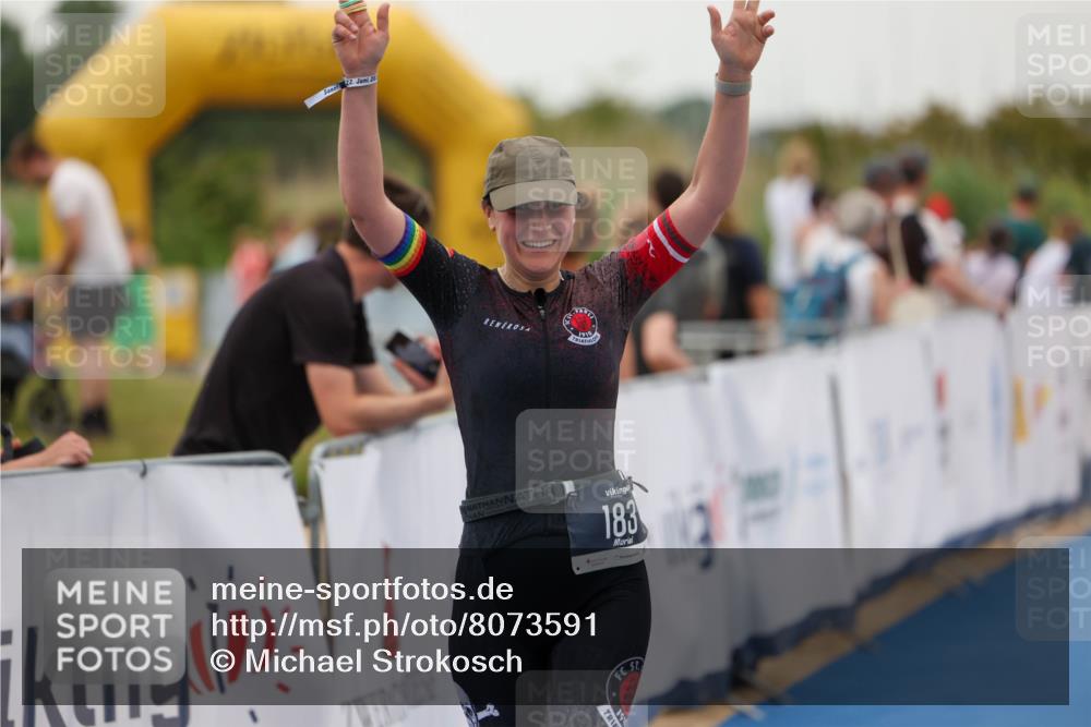 22.06.2025 - Viking Triathlon Michael Strokosch http://msf.ph/oto/8073591 22.06.2025 16:02:58 Ziel 183, 403 meine-sportfotos.de