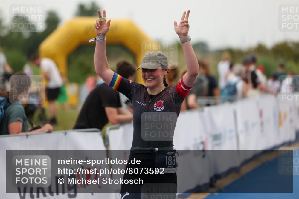 22.06.2025 - Viking Triathlon Michael Strokosch http://msf.ph/oto/8073592 22.06.2025 16:02:58 Ziel 183, 403 meine-sportfotos.de