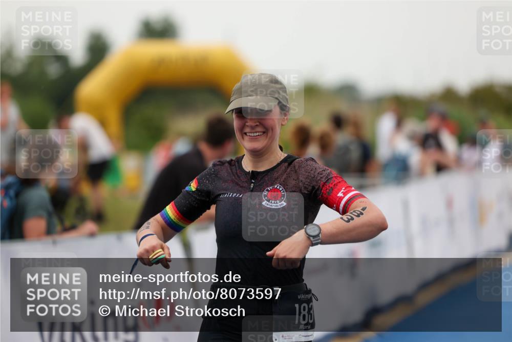 22.06.2025 - Viking Triathlon Michael Strokosch http://msf.ph/oto/8073597 22.06.2025 16:02:59 Ziel 183, 403 meine-sportfotos.de